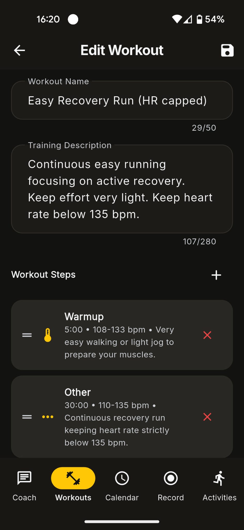 Workout